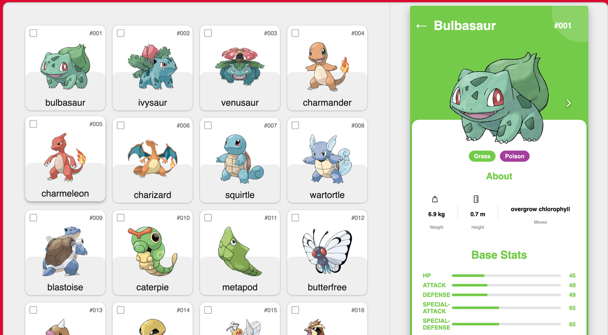 Pokedex React Project