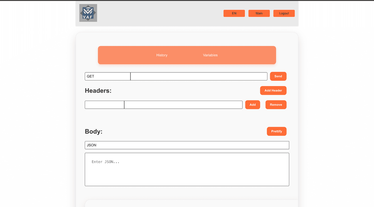 Rest Client Final Project Screenshot